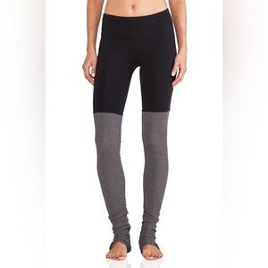 ALO black and grey goddess leggings - size small